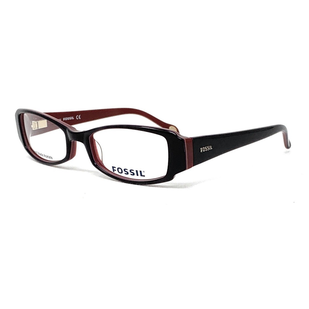 FOSSIL Lizzie 0JLA Burgundy  Womens Rectangular Eyeglasses 49mm